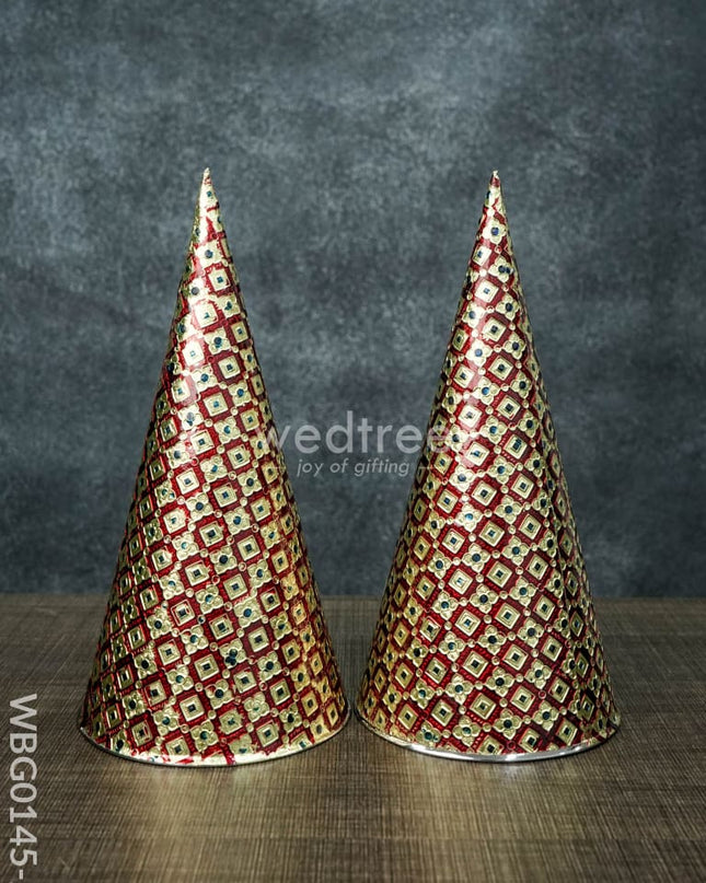 Meenakari Paruppu Thengai Koodu - Wbg0145 11 Inches Wedding Essentials