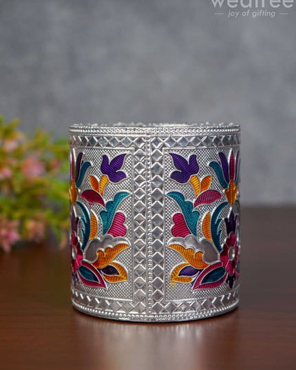 Pen Stand With Floral Design - Wbg1115