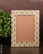 Meenakari Frames : White