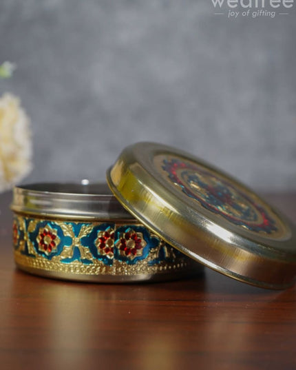 Meenakari Poori Box - 4 Inch Wbg0261 Utensils