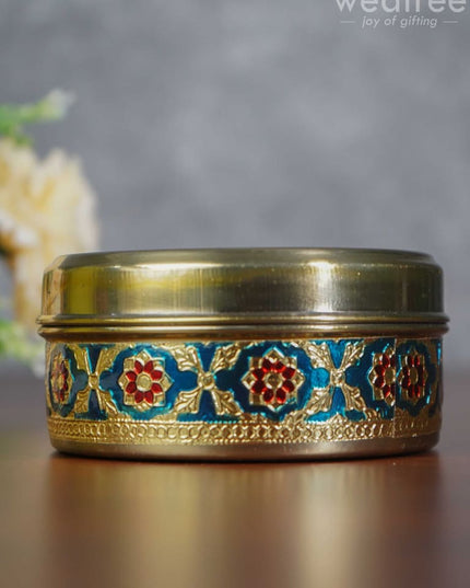 Meenakari Poori Box - 4 Inch Wbg0261 Utensils
