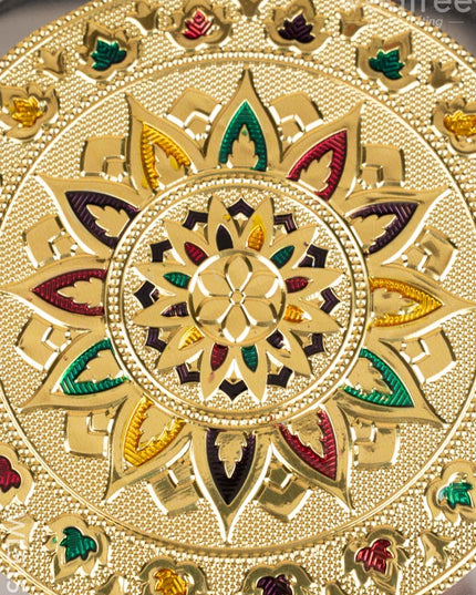 Meenakari Poori Box - 7 inch - WL5153 Poori Boxes