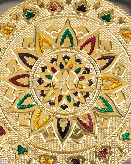 Meenakari Poori Box - 7 inch - WL5153 Poori Boxes