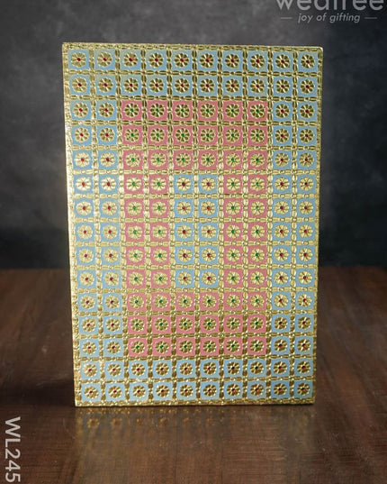 Meenakari Saree Box - Wl2451 Wedding Essentials