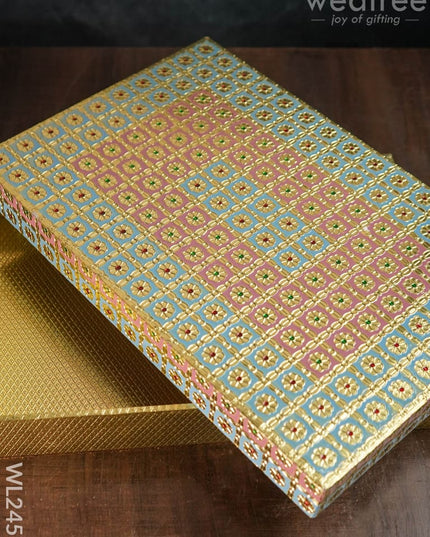 Meenakari Saree Box - Wl2451 Wedding Essentials