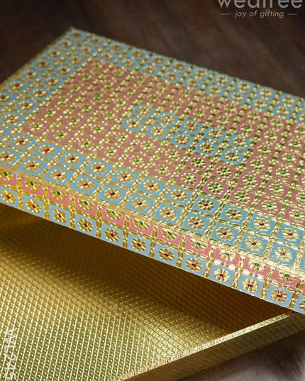 Meenakari Saree Box - Wl2451 Wedding Essentials