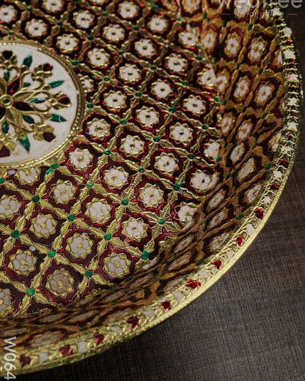 Meenakari Thambaalam Special - W0640 Trays & Plates