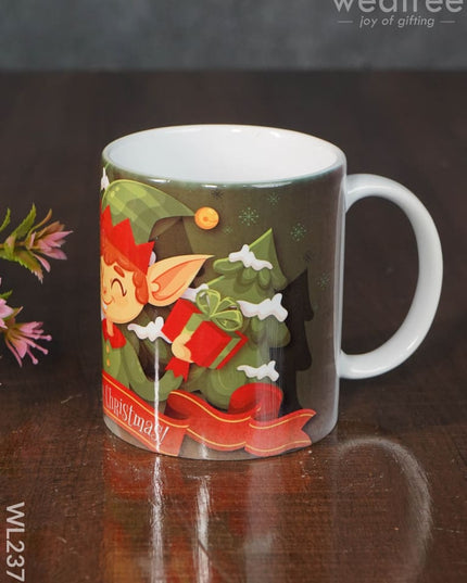 Merry Christmas Printed White Mug - Wl2379 Ceramics