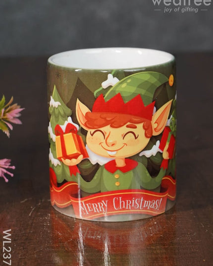 Merry Christmas Printed White Mug - Wl2379 Ceramics