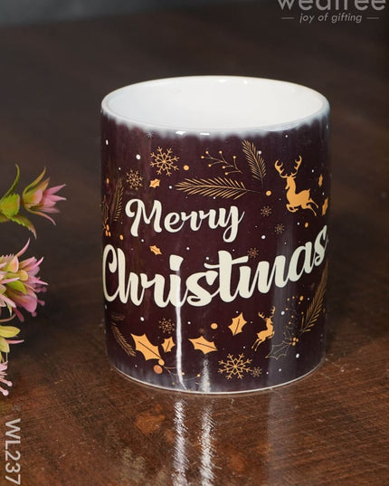 Merry Christmas Printed White Mug - Wl2379 Ceramics