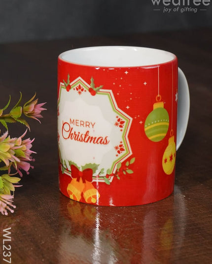 Merry Christmas Printed White Mug - Wl2379 Ceramics