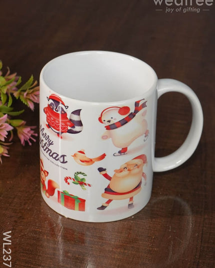 Merry Christmas Printed White Mug - Wl2379 Ceramics