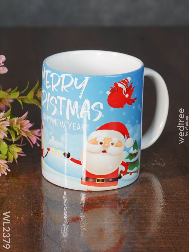 Merry Christmas Printed White Mug - Wl2379 Ceramics
