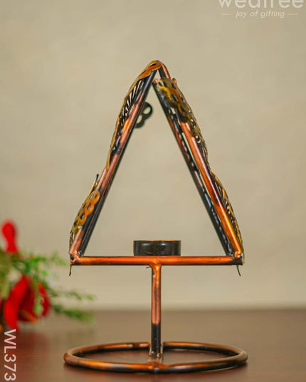 Metal Butterfly T Light Holder With Stand - Wl3733 Decor Utility
