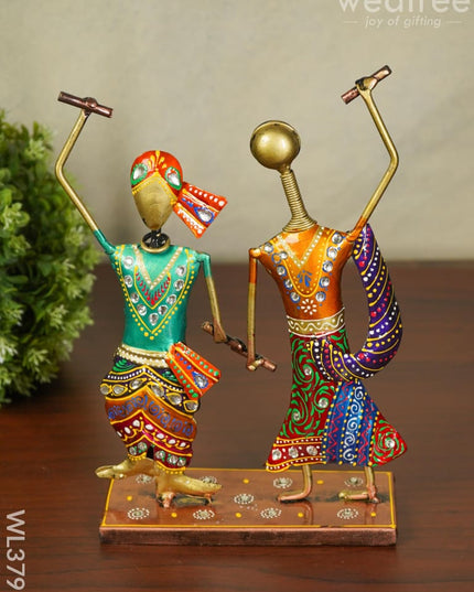Metal Hand Painted Musician - Wl3791 Decor Showpiece