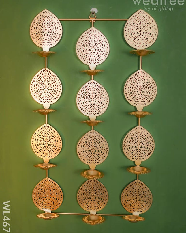 Metal Decor Diya Holder - Wl4679 Hanging