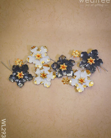 Metal Décor Hanging - Flowers Wl2930 Decor
