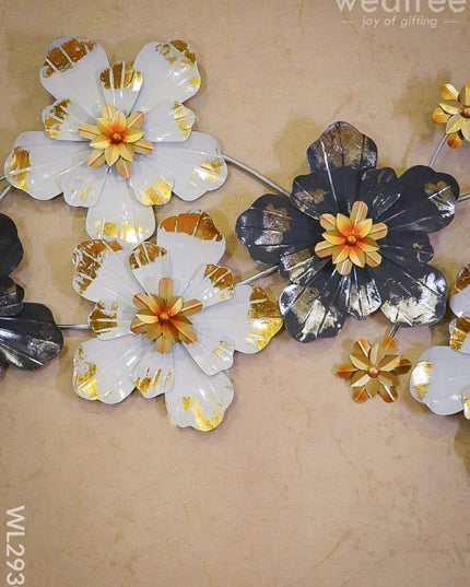 Metal Décor Hanging - Flowers Wl2930 Decor