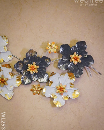 Metal Décor Hanging - Flowers Wl2930 Decor