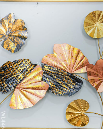 Metal Decor Leaves Wall Hanging - Wl4463