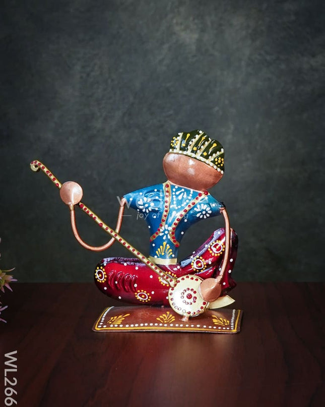 Metal Decor Showpiece - Musicians Set Of 3 Wl2662