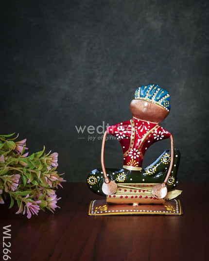 Metal Decor Showpiece - Musicians Set Of 3 Wl2662