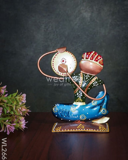 Metal Decor Showpiece - Musicians Set Of 3 Wl2662