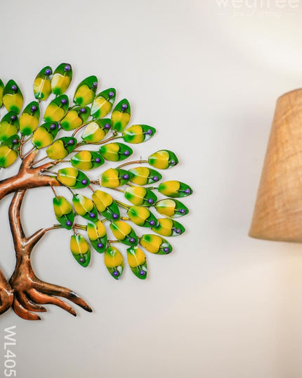Metal Decor Tree With Leaves - Wl4053 Showpiece