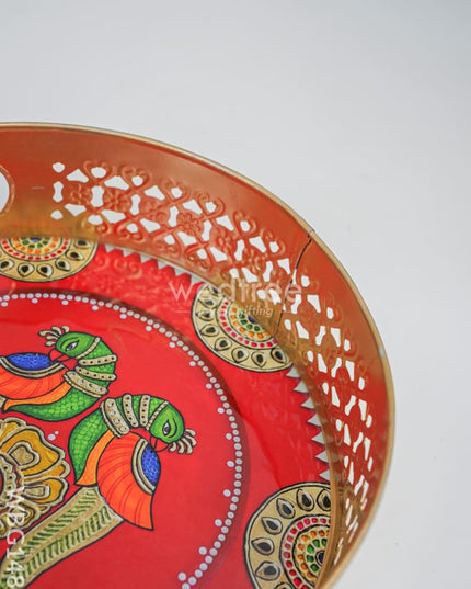 Metal Designer Tray - Wbg1484 Decor Utility