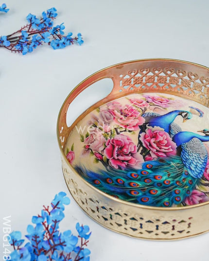 Metal Designer Tray - Wbg1484 Decor Utility