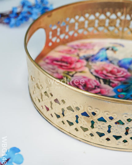 Metal Designer Tray - Wbg1484 Decor Utility