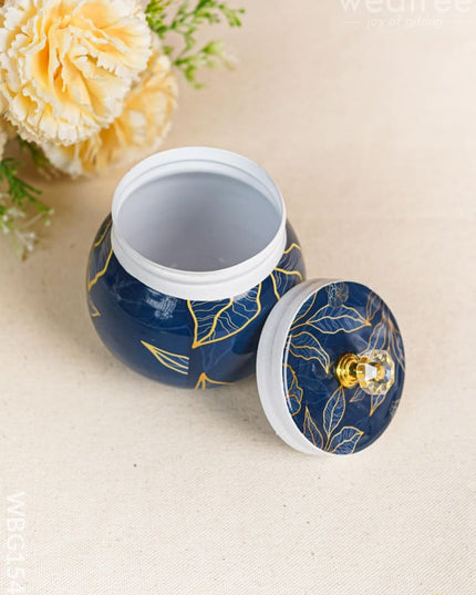 Metal Dry Fruit Jar with Lid - WBG1542 Dry Fruit Box RG