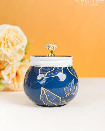 Metal Dry Fruit Jar with Lid - WBG1542 Dry Fruit Box RG