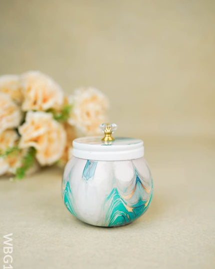 Metal Dry Fruit Jar With Lid - Wbg1542 Box Rg