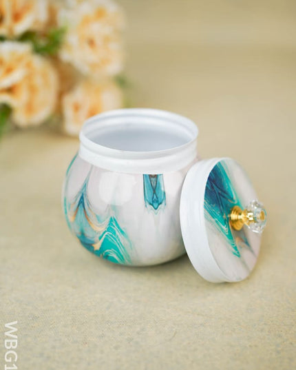 Metal Dry Fruit Jar With Lid - Wbg1542 Box Rg
