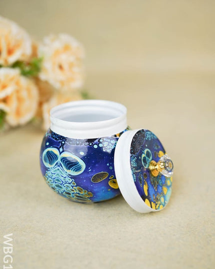 Metal Dry Fruit Jar With Lid - Wbg1542 Box Rg