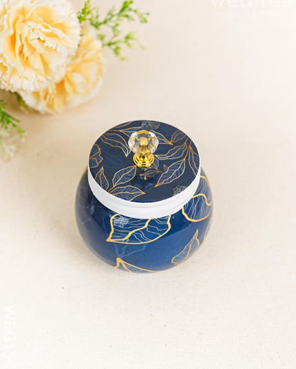 Metal Dry Fruit Jar with Lid - WBG1542 Dry Fruit Box RG