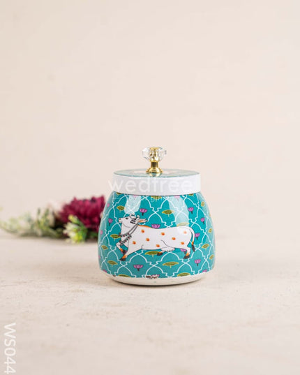 Metal Dry Fruit Jar with Lid - WS0447 Dry Fruit Box RG