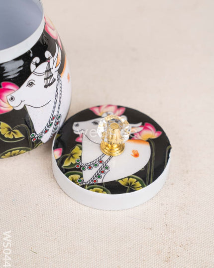 Metal Dry Fruit Jar with Lid - WS0447 Dry Fruit Box RG