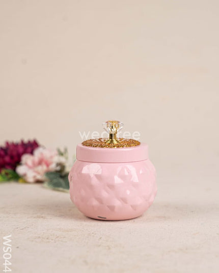 Metal Dry Fruit Jar with Lid - WS0448 Dry Fruit Box RG