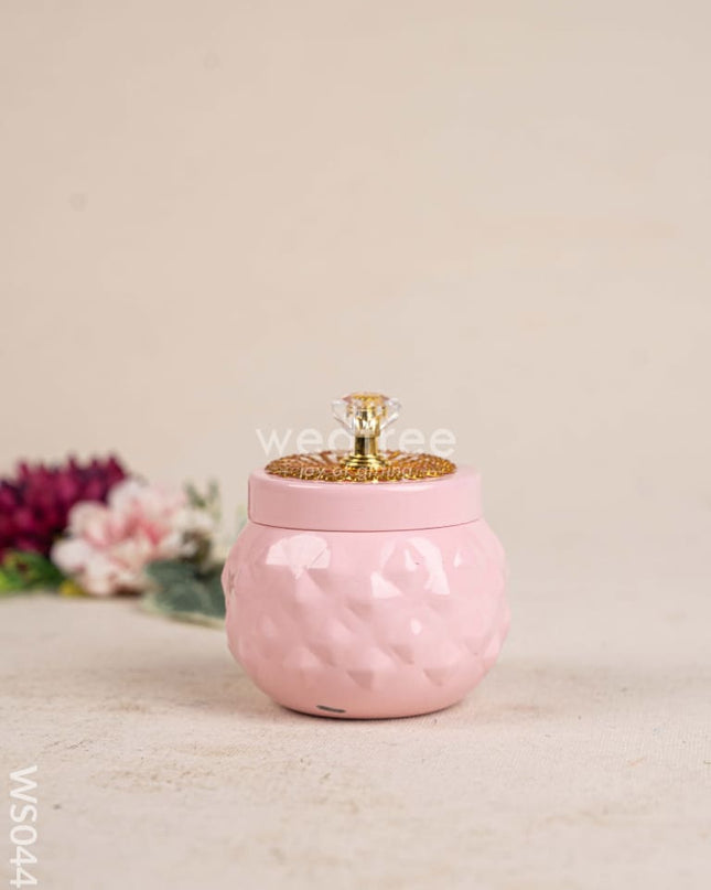 Metal Dry Fruit Jar with Lid - WS0448 Dry Fruit Box RG