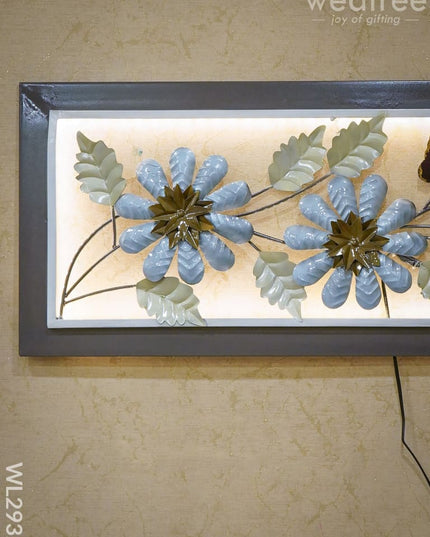 Metal Floral Wall Hanging Frame - Wl2932 Decor