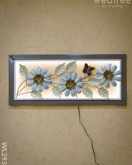 Metal Floral Wall Hanging Frame - Wl2932 Decor