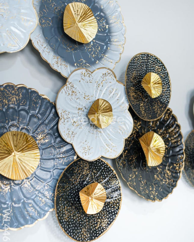 Metal Flowers Wall Hanging Decor - Wl4469