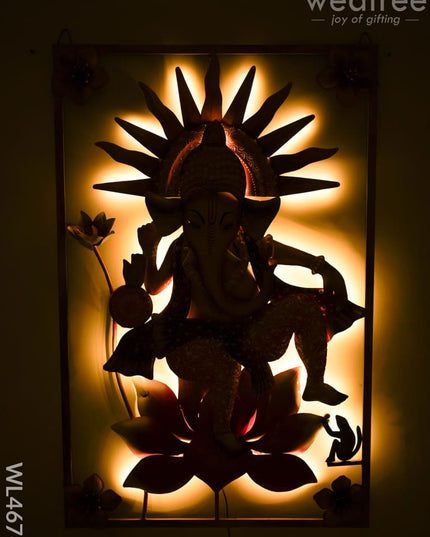 Metal Ganesha Wall Decor - Wl4676 Mirrors