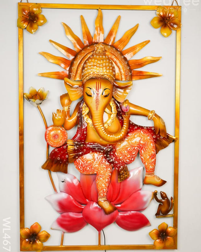 Metal Ganesha Wall Decor - Wl4676 Mirrors