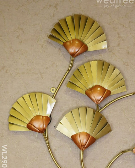 Metal Hand Painted Floral Wall Hanging - Wl2909 Decor