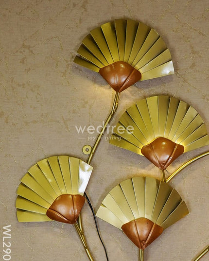 Metal Hand Painted Floral Wall Hanging - Wl2909 Decor
