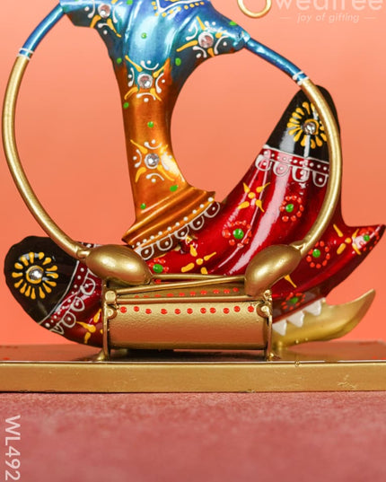 Metal Handpainted Musician - Set of 3 - WL4925 Metal Decor Showpiece