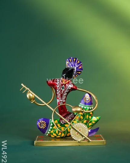 Metal Handpainted Musician - Set of 3 - WL4926 Metal Decor Showpiece